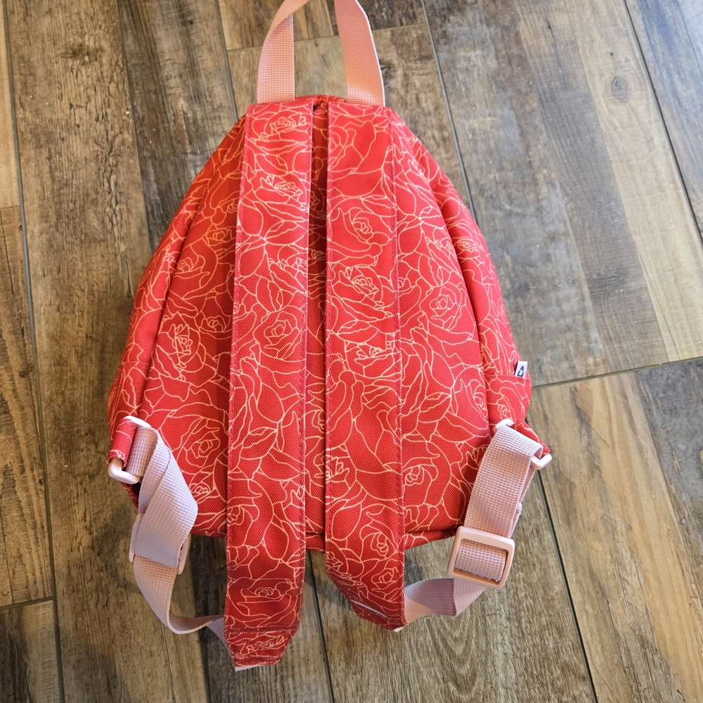 Red Floral Backpack - Picture 3 of 9